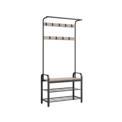 Kapstok con 9 ganci 32 x 70 x 175 cm (P x L x A)