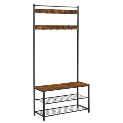 Kapstok con 3 assi 32 x 85 x 175 cm (P x L x A)