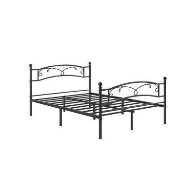 Struttura letto in metallo 198 x 142 x 92,5 cm (L x P x A)