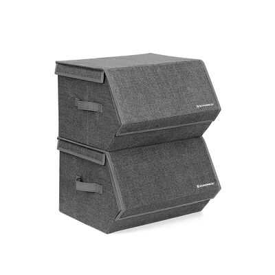 Set van 2 stoffen dozzina con scrivania 38 x 35 x 25 cm (L x L x A)