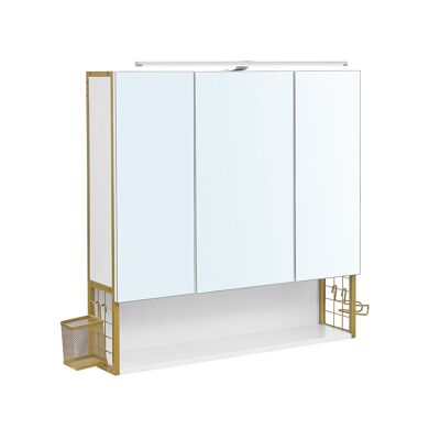 Spiegelkast con verlichting 70 x 14,5 x 70 cm (largo x ancho x alto)