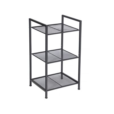 Tablón de metal de 3 niveles 38 x 30 x 72 cm (largo x ancho x alto)
