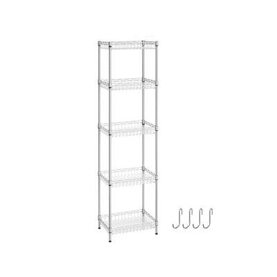 Keukenrek con 5 tablas versátiles 40 x 30 x 150 cm (largo x ancho x alto)