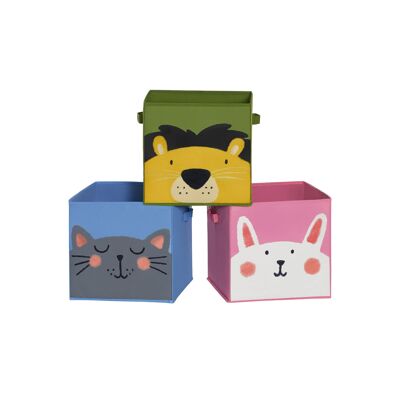 Juego de 3 docenas para niños 30 x 30 x 30 cm (largo x ancho x alto)