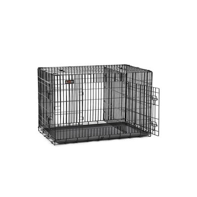 Hondenkooi 107 x 70 x 77,5 cm avec deux 107 x 70 x 77,5 cm (L x B x H)