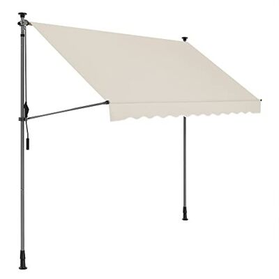 Klemluifel 300 x 130 cm in hoogte verstelbaar 300 x 130 cm (L x B)