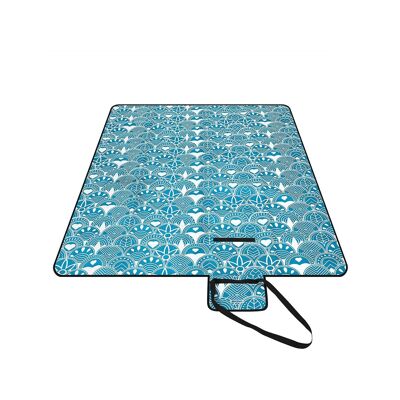 Picknickkleed 200 x 200 cm blu 43 x 19 x 19 cm (L x P x A) 200 x 200 cm (L x P)