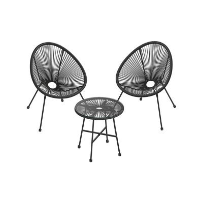 Tuinstoelen met tafel 64 x 65 x 77 cm (largo x ancho x alto)
