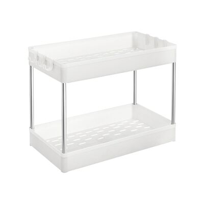 Witte keukenplank onder de gootsteen 40 x 22 x 31 cm (largo x ancho x alto)