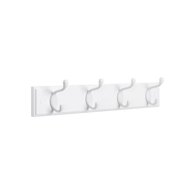 Wandkapstok con 4 patas de metal de 40 x 9 x 7 cm (largo x ancho x alto)