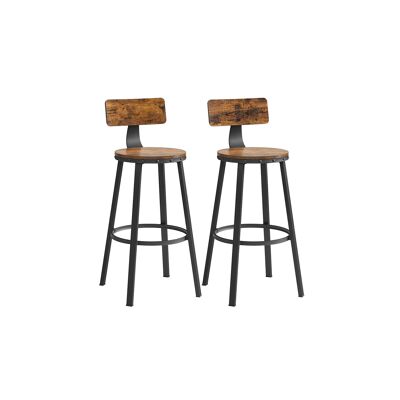 Industrieel design barkruk set furgoneta 2 54 x 99 cm (Ø x H)