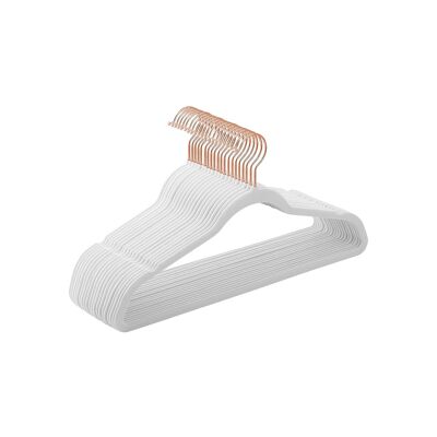 Hangers set van 20 wit