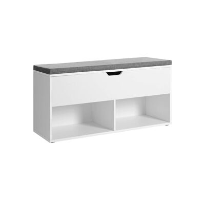 Schoenenbank con 2 cajas abiertas 100 x 30 x 48 cm (largo x ancho x alto)
