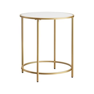 Bijzettafel con cornice in metallo 50 x 55 cm (Ø x A)