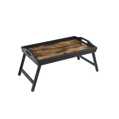 Lit avec des pots en bambou recouverts d'encre 50 x 30 x 26 cm (L x B x H)
