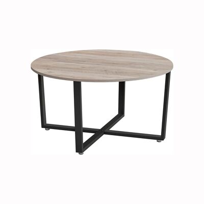 Tavolo rotondo con struttura in metallo 88 x 47 cm (Ø x A)