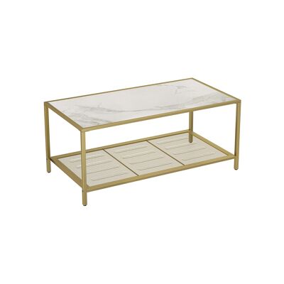 Salontafel con lama smaltata 106 x 55 x 45 cm (L x L x A)