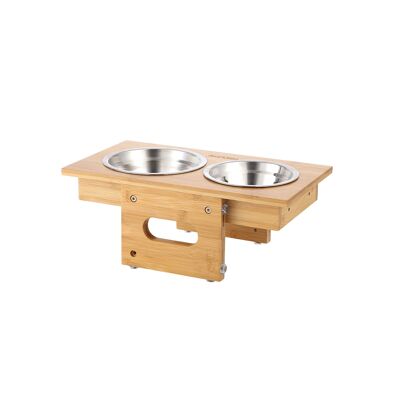 In hoogte vertelbare voerbakken 40 x 22 x 6/16/20 cm (L x L x A)