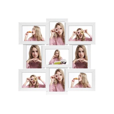Collage de photos pour 9 photos Blanc 47,4 x 2,4 x 47 cm (L x B x H)