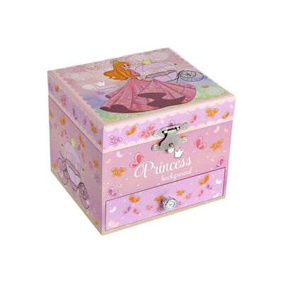 Speeldoos ballerina per bambini rosa 12 x 11 x 10 cm (L x L x A)