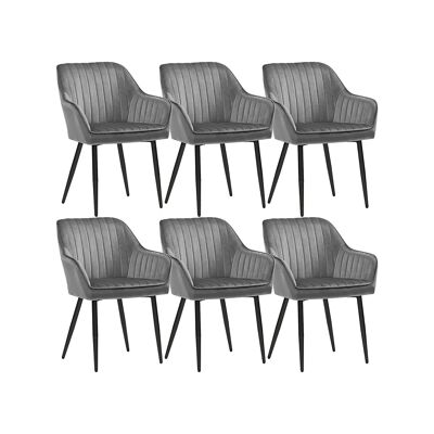 Set di 6 camere da letto con superficie illuminata e luminosa 62,5 x 60 x 85 cm (L x L x A)
