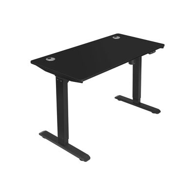 Escritorio eléctrico negro 20 x 60 x (73-114) cm (largo x ancho x alto)
