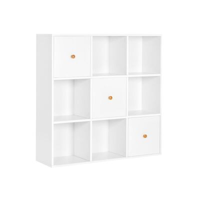 Boekenkast avec deuren Blanc 97,5 x 29 x 97,5 cm (L x B x H)