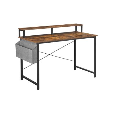 Oficina informática de estilo industrial con monitor de pie 120 x 60 x 90 cm (largo x ancho x alto)