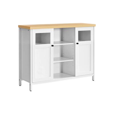Keukenkast avec blanc deuren 100 x 30 x 76,5 cm (L x B x H)