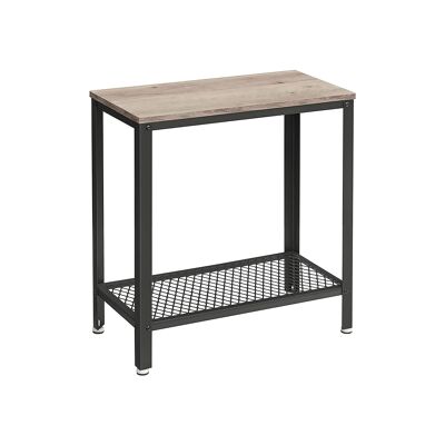Bijzettafeltje de diseño industrial 60 x 30 x 60 cm (largo x ancho x alto)