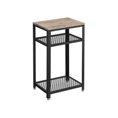 Bijzettafel 2 tavole di gallo greige nero 45 x 35 x 75 cm (L x L x A)