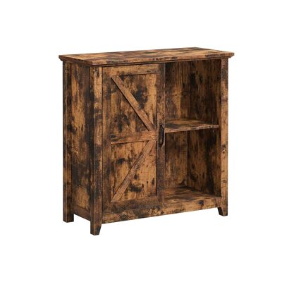 Dressoir industriale in marrone vintage 80 x 35 x 83 cm (L x L x A)