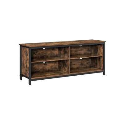 Meuble TV industriel vintage brun-noir 147 x 40 x 60 cm (L x B x H)