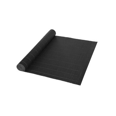 Tapis de confidentialité en PVC gris 10 x 0,8 m (L x B)