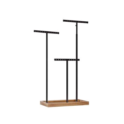 Sieradenstandaard vintage brun-noir 11,8 x (41,5-56,5) cm (L x B x H)