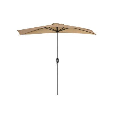 Ombrellone semirotondo Ø 270 cm tortora Ø 270 cm