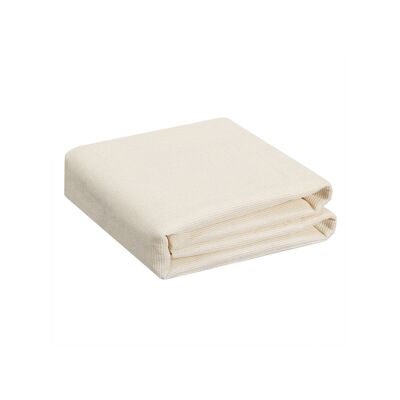 Schermo privacy beige bianco 6 x 0,9 m (L x P)