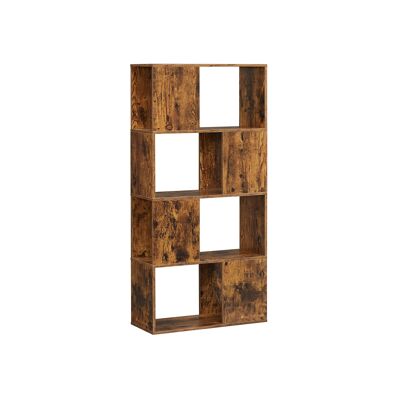 Boekenplank vintage brun 60 x 24 x 127 cm (L x B x H)