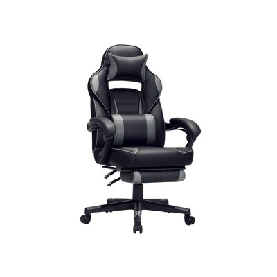 Tabouret de jeu noir-grijs 50 x 52 cm (L x B)