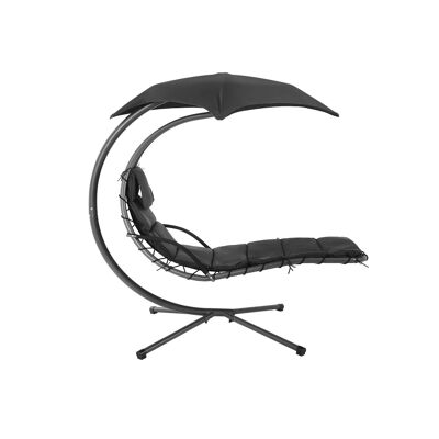 Drijvend ligbed negro 185 x 108 x 195 cm (largo x ancho x alto)