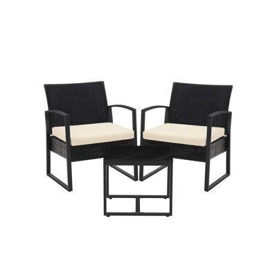 Juego de muebles de jardín 57,5 x 53 x 76 cm (L x A x A)