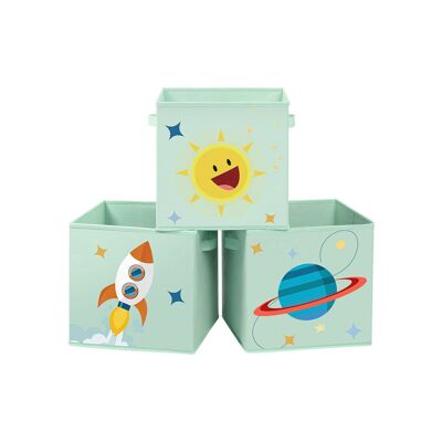 Opbergdozen verde 30 x 30 x 30 cm (L x L x A)