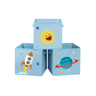 Opbergdozen blu 30 x 30 x 30 cm (L x L x A)