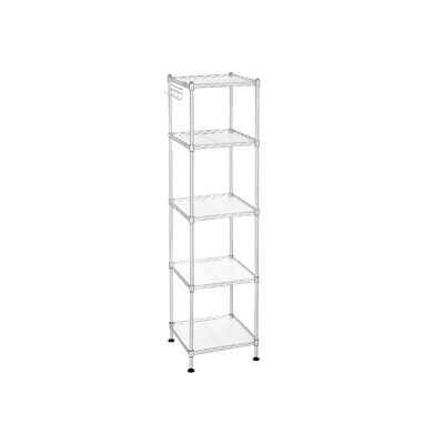 Badkamerplankje argento 30 x 30 x 123,5 cm (L x L x A)