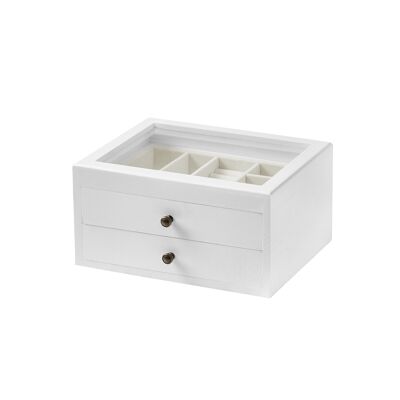 sieradendoosje blanc 25 x 21 x 13 cm (L x B x H)