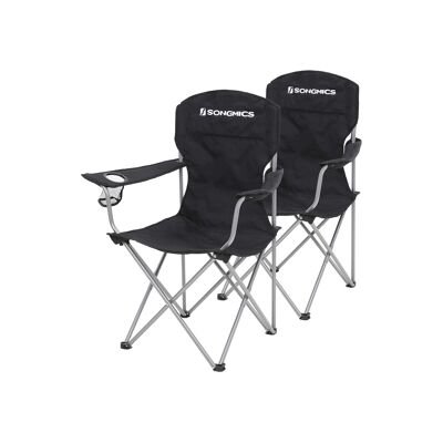 Juego de taburetes de camping para 2 furgonetas 76 x 51,5 x 95,5 cm (L x A x A)