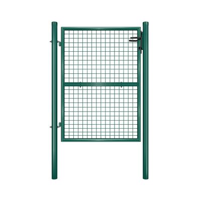 Groene gegalvaniseerde stalen tuinpoort 106 x 6 x 171 cm (L x B x H)