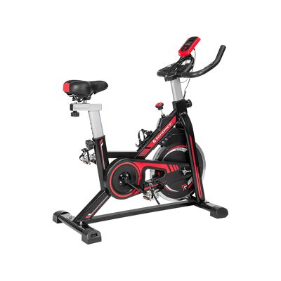 Hometrainer noir et rouge 102 x 49 x 115 cm (L x B x H)
