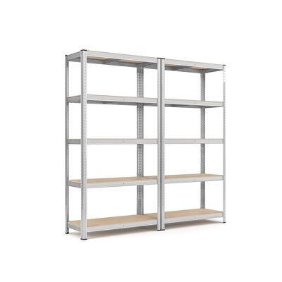 Opbergplanken set van 2 argent 180 x 90 x 40 cm (H x L x B)