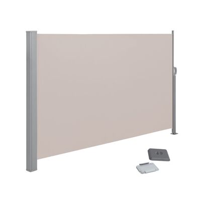 Zijluifel 180 x 300 cm taupe 180 x 300 cm (H x L)